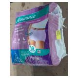 Assurance Women s Incontinence & Postpartum Underwear L Maximum Absorbency (19 Count)