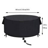 TheElves Fire Pit Cover,60 Inch Firepit Covers Round Waterproof Outdoor Patio Firelace Cover - 60 x 23 Inch