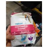 Vibrant Life Disposable Diapers for Female Dogs - Med