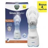 Vicks Non Medicated Steam Sinus Inhaler with 4 Bonus VapoPads for Allergies and Colds White VIH200