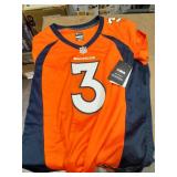 Women L Nike Russell Wilson Orange Denver Broncos Player Jersey - Retail: $129.99