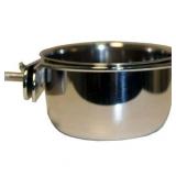 A&E Cage 5 oz Stainless Steel Coop Cup With Bolt Hanger