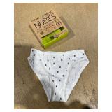 Nubies Essentials Toddler Girls Hearts Briefs - Black 2T.