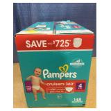 Pampers Cruisers 360 Size 4 148ct