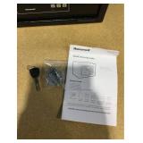 Honeywell Digital Security Safe .27 cu ft 815601: Steel, Electronic Lock, Bolt-Down, Black, No Assembly Required