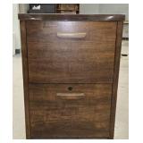 2 Drawer Wood Cabinet