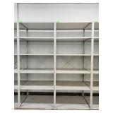 (2) Industrial Steel Shelving