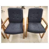 (3) Fabric Waiting Room Chairs