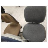 (6) Armless Office Chairs