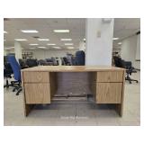 4 Drawer Wood Desk