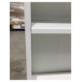 3 Shelf Bookcase White, 24.5 in x 9.5 in x 36 in.