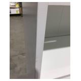 3 Shelf Bookcase White, 24.5 in x 9.5 in x 36 in.