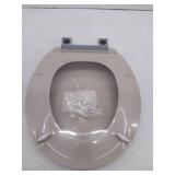 Cachet Round Closed Front Toilet Seat in Sandbar