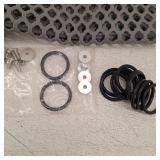 O Rings And Hardware, Shower Curtain, And Silicon Sink Mat