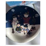 Christmas plates