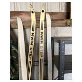 Antique ski lot