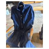 Coveralls and chair