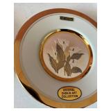 MCM gold rimmed Chokin plate