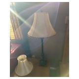 End table and lamp