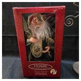 Home for the holidays vsions of santa collectible ornament and snowflake decoration