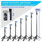 BZE Selfie Stick,62 inches Long Extendable Selfie Stick Tripod, Phone Tripod with Wireless Remote Shutter,Group Selfies/Live Streaming/Video Recording Compatible with All Cellphones