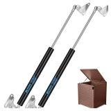 ARANA 15 inch 45lb/200N Gas Struts Spring Shock 15in Gas Prop Hydraulic Lift Supports with Mount Bracket for Boat Hatches Box Lid Cabinet RV Camper Bed Trap Door(Suitable Weight 36-50 Lbs), 2Pcs