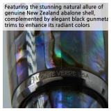 Monteverde Super Mega Abalone Limited Edition 999/gunmetal trim Fountain Pen - F - Retail: $111.87