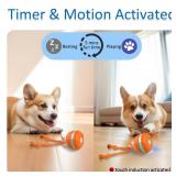 Sofolor Interactive Dog Toys, Motion Activated Dog Ball, Automatic Rolling Ball Toys for Puppy/Small Dogs