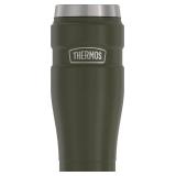 THERMOS Stainless King Vacuum-Insulated Travel Tumbler, 16 Ounce, Army Green