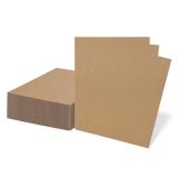 RLAVBL 50 Pack 8x10 Corrugated Cardboard Sheets, Flat Cardboard Inserts for Shipping, Mailing, Packing, DIY Crafts