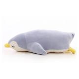 Emperor Penguin Stuffed Animals Cute Penguin Plush Doll Toys for Kids Plushies Penguin Stuffed Hugging Pillow Penguin Plush Throw Pillow Gift for Kids or Lovers (Black, Big Penguin - 19.6 inch)