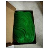 MAGQOO Green Wig Green Bob Wig Middle Part 10 Inches Women Girls Short Straight Bob Wig Green Hair Wigs Synthetic Heat Resistant Cosplay Costume Party Wigs (Green)