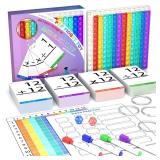 Multiplication, Division, Addition & Subtraction Math Games - Flash Cards for Kids Ages 4-8 - Times Tables, Kindergarten to 5th Grade