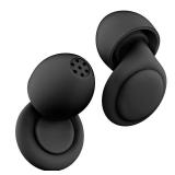 2 Noise Cancelling Ear Plugs, Beinkap Sleeping Earplugs with 12 Silicone Soft Reusable Ear Tips for Social Gatherings, Work, Sleeping, Concerts, Parenting, Conversation, 28 dB Noise Reduction