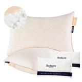 Bedsure Firm Shredded Memory Foam Pillows - Cooling King Size Pillows Set of 2 for Sleeping, Adjustable Bed Pillows with Rayon Derived from Bamboo for Side, Back, Stomach, Hot Sleepers