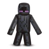 Enderman Costume, Inflatable Minecraft Costumes for Kids, Child Size Fan Operated Expandable Blow Up Suit Black