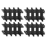 Lionel Ready-to-Play Straight Track Pack, 6-1/4â, 12 pieces, Black