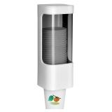 Cup Dispenser Wall Mounted Bathroom Cup Holder, 3oz-5oz Disposable Paper Cup Plastic Cup Dispenser, Water Cooler Dispenser Cup Holder with Paste Plate for Home Office Hospital Gym