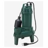 Zoeller 1/3-HP 115-Volt 88-GPM Cast Iron Sewage Sump Pump - Retail: $309