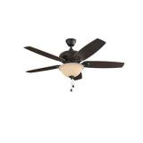 Harbor Breeze Coastal Creek 52" Bronze Indoor Ceiling Fan w/ Light (5-Blade) - Incomplete