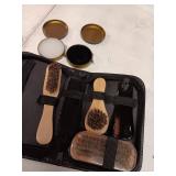 Loopeer Shoe Shine Kit Full Leather Shoe Polish Kit Shoe Care Kit Boot Brush Kit Brown or Black Shoe Polish(Classic)