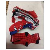 Marvel Spiderman Boys Socks, Decorative Spiderman Toddler Socks, Amazing Legends Socks for Boys