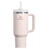 Stanley Quencher H2.0 FlowState Stainless Steel Vacuum Insulated Tumbler with Lid and Straw for Water, Iced Tea or Coffee, Smoothie and More, Rose Quartz 2.0, 40 OZ / 1.18 L Retail $56.35