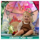 JOYIN Dinosaur Play Tent for Kids, Pop Up Play Tent for Boys & Girls, Kids Indoor Outdoor Dinosaur Playhouse Tent Set for Toddlers Birthday Retail $37.49