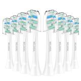 Replacement Brush Heads Compatible with Philips SoniCare Electric Toothbrushes Handle, Toothbrush Heads of Effective Cleaning, for Snap-on System, 8 Pack, White Retail $19.99