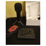 LILUOSUO Podcast Equipment Bundle Includes Audio Mixer and BM800 Microphone, Ideal for Video Production, Live Streaming, Gaming voiceovers. Compatible with Various Operating Systems and Software Retai