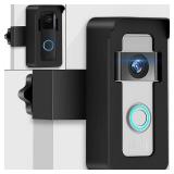 AutoSonic Anti-Theft Doorbell Mount Compatible with Ring/Blink Video Doorbell and More | Smart Home Security Mounting Bracket | No-Drill Design | Black Retail $19.98