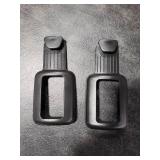 MTGOCHA 2Pcs Backseat Seatbelt Holder Guide for Tesla Model Y, No Need Remove Headrest & Anti-Scratch Rear Seat Belt Grabber for Tesla Model Y Accessories 2024 2023 2022 2021, Black