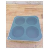 Anytime Freezer Tray | Anyday Microwave Cookware | Soup Freezer Molds | Silicone Molds | Freezer Containers for Food Storage Reusable | 1 x ½ Cup Tray