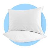 Avalon Bedding Pillow Cases Standard Size White Pillow Cases Set of 2 Cotton Blend 200 TC Soft & Breathable Perfect for Home & Hospital, Hotel Quality Queen Pillow Protectors 30x20 Inches